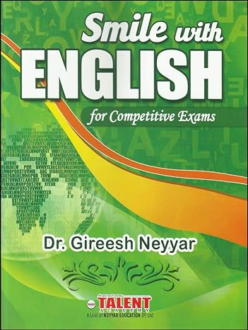 SMILE WITH ENGLISH FOR COMPETITIVE EXAMS [ A Complete book on PSC ENGLISH ] [ Newly Published Book ] [ For KERALA PSC EXAMS ]